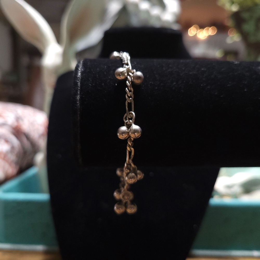 Vintage Sterling Jingle Ball Bracelet